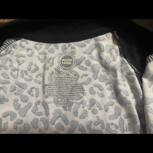 Wonder Nation cheetah print lightweight Jacket - XL (14/16) - Picture 2 of 2